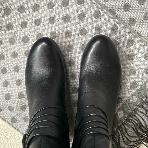 New  🖤 Naturalizer Bromssly Knee High Leather Black Boot | size 7.5 - Picture 4 of 6